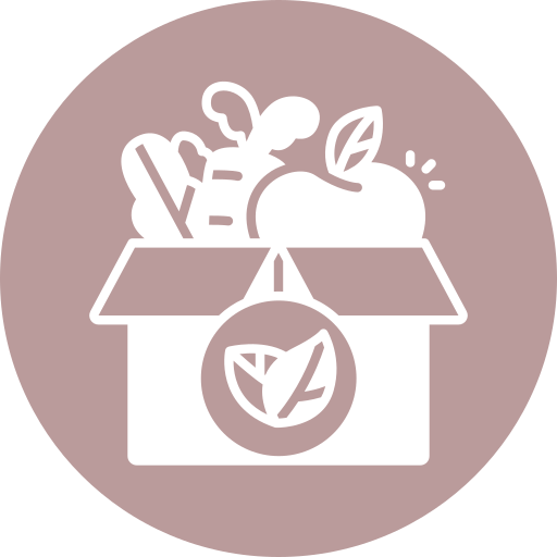 icône boîte de fruits